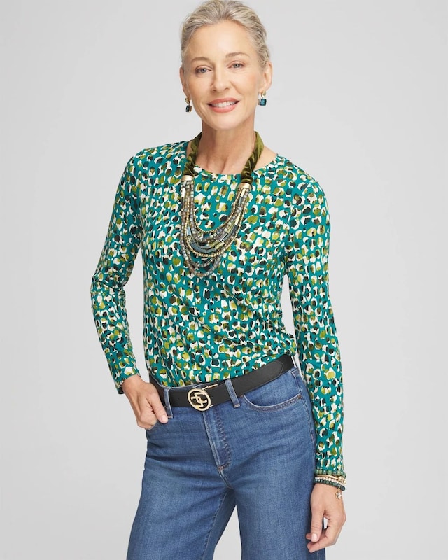 Touch of Cool Spots Layering Tee